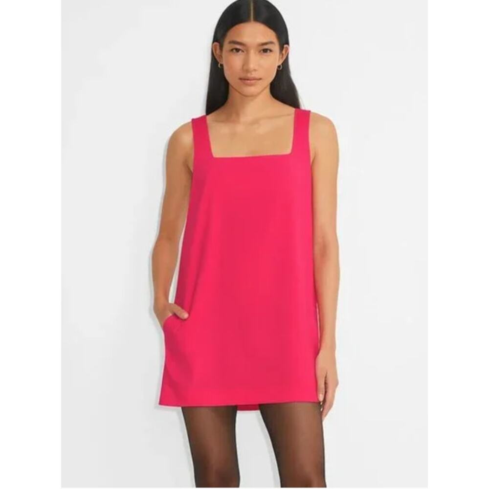 Aritzia Babaton Stargazer Mini Dress Women’s L Pink NEW Minimalist Modern Chic